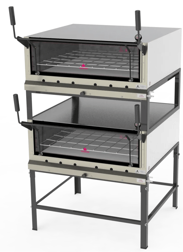FORNO REFRATARIO PROGAS PRP-900 DUPLO A GAS