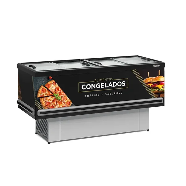 Expositor Ilha Standard Dupla Ação �� GESV 190 R da Gelopar