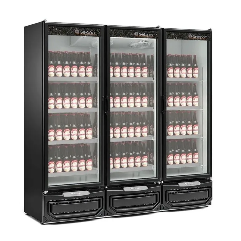 REFRIGERADOR CONVENIÊNCIA CERVEJA E CARNE GELOPAR 1.468 L PORTA DE VIDRO GCBC - 1450