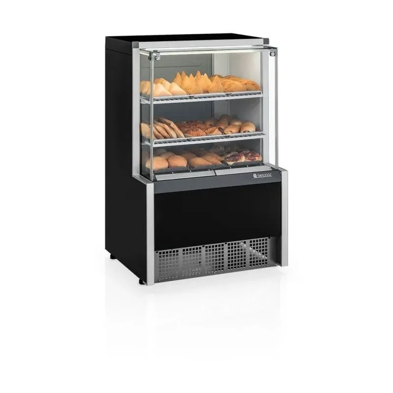 VITRINE ESTUFA COM BANDEJAS MEQA-075-R/GELOPAR