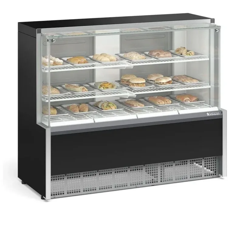 VITRINE ESTUFA COM BANDEJAS MEQA-140-R/GELOPAR