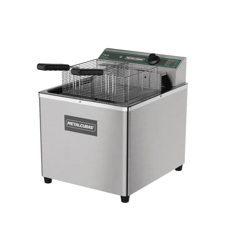 FRITADEIRA ÓLEO METALCUBAS DE MESA 15 LITROS FOE-15M ELÉTRICO