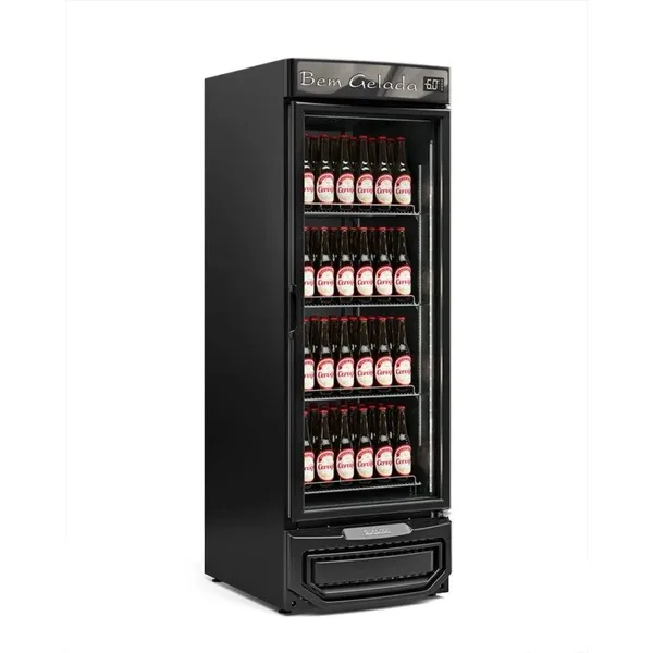 CERVEJEIRA GELOPAR 578L PORTA DE VIDRO GRB-57 TOTAL BLACK