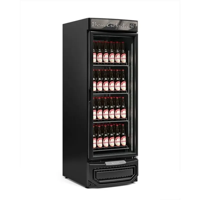 CERVEJEIRA GELOPAR 578L PORTA DE VIDRO GRB-57 TOTAL BLACK