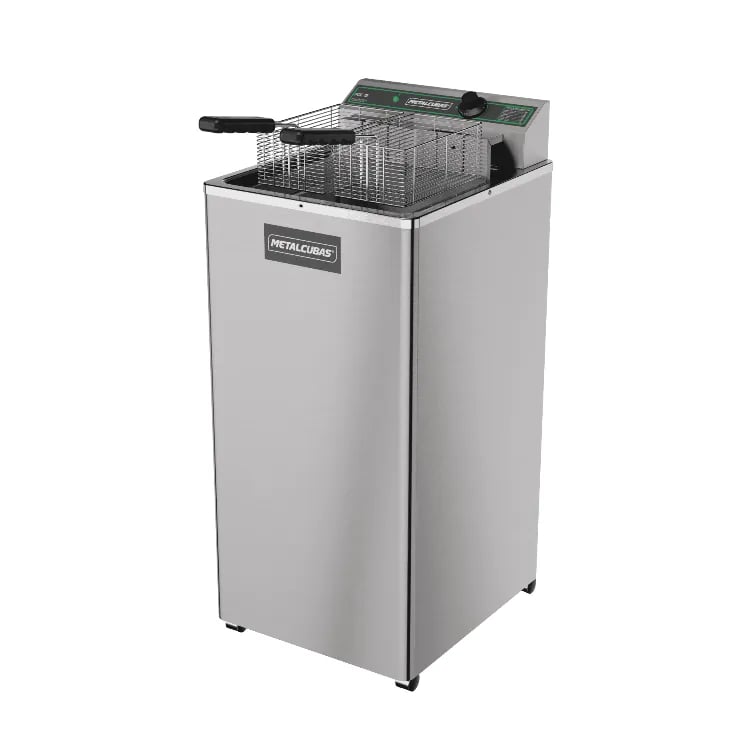 FRITADEIRA ÓLEO METALCUBAS PEDESTAL 15 LITROS FOE-15P ELÉTRICO