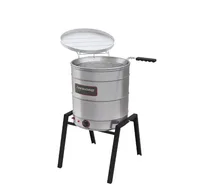 FRITADEIRA ÁGUA E ÓLEO METALCUBAS PEDESTAL 38 LITROS TFAO-40 ELÉTRICO