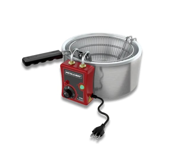 TACHO FRITADOR OLEO METALCUBAS TFRE-5 ELETRICO