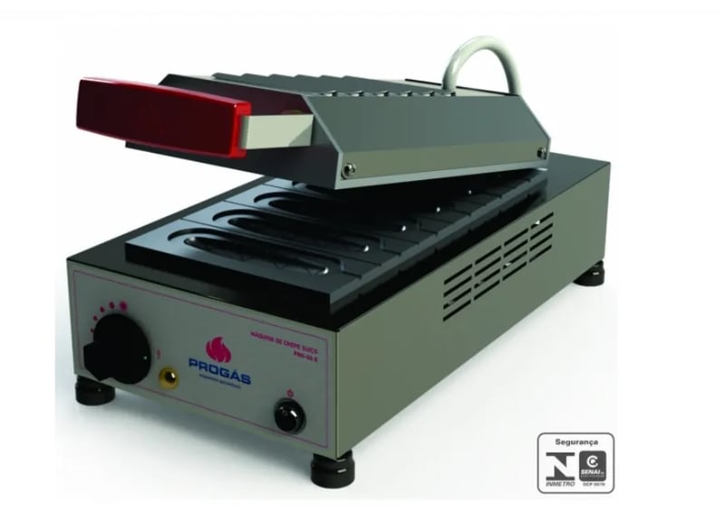 MAQUINA DE CREPS SUIÇO PROGAS PRK-06 ELETRICO