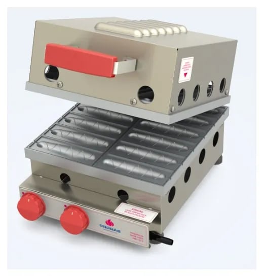 MAQUINA DE CREPS SUIÇO PROGAS PRK-120 A GAS