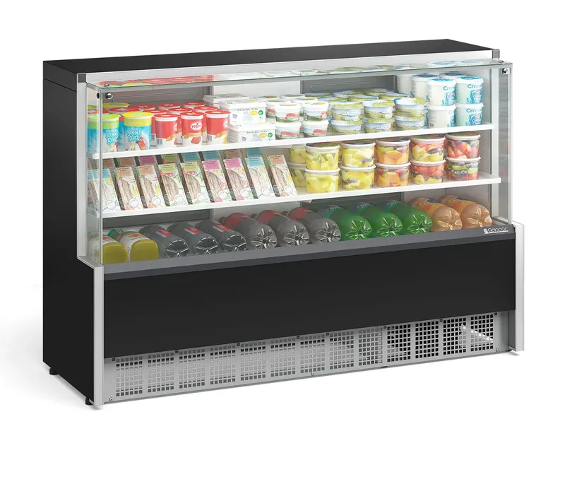 BALCÃO VITRINE REFRIGERADA UNIVERSAL-2 PLACAS-GPDA-175R