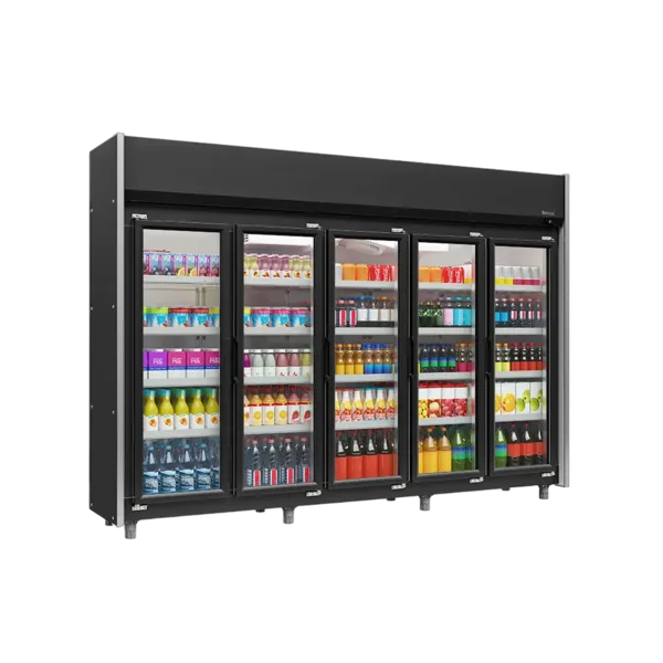 REFRIGERADOR VERTICAL AUTO SERVIÇO GEAS-5P/GELOPAR