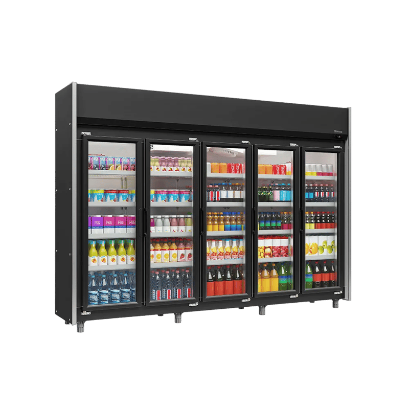 REFRIGERADOR VERTICAL AUTO SERVIÇO GEAS-5P/GELOPAR