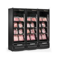 REFRIGERADOR CONVENIÊNCIA CERVEJA E CARNE GELOPAR 1.468 L PORTA DE VIDRO GCBC - 1450 LB PR