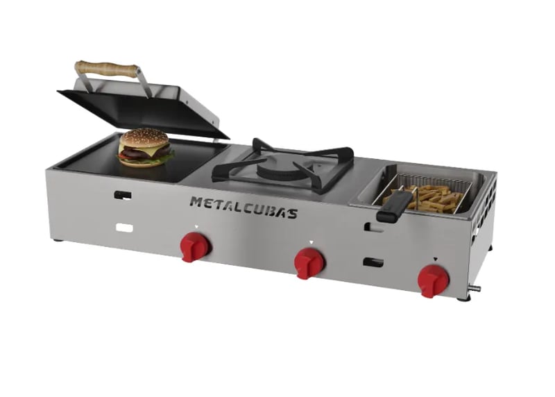 CHAPA MULTIGRILL METALCUBAS MGF-F