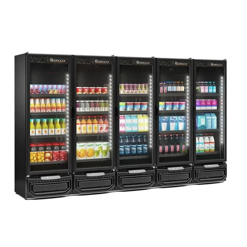 REFRIGERADOR CONVENIENCIA GELOPAR 2.492L GCVR-2500 PR LB TOTAL BLACK