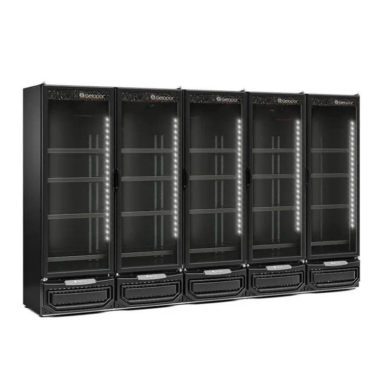 REFRIGERADOR CONVENIENCIA GELOPAR 2.492L GCVR-2500 PR LB TOTAL BLACK
