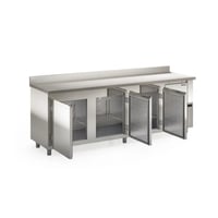 BALCÃO REFRIGERADO DE ENCOSTO COM CUBA GBFE 250/CD- GELOPAR