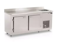BALCÃO REFRIGERADO DE ENCOSTO COM CUBA GBFE 200 CD