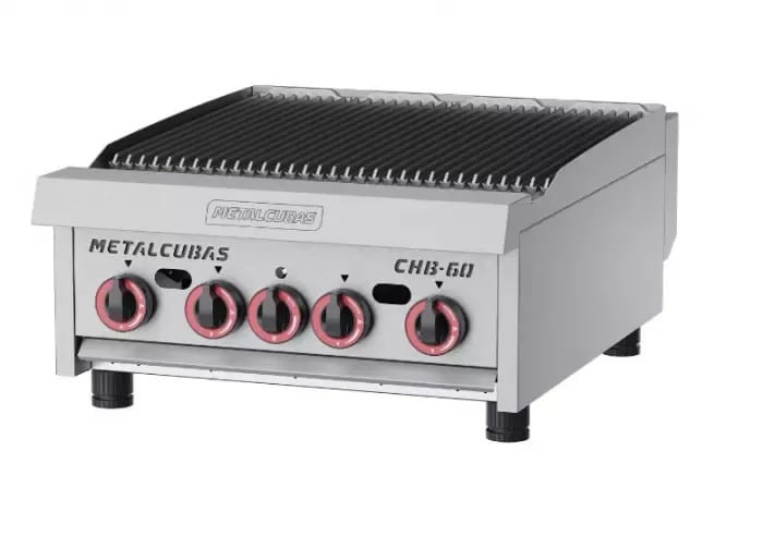 CHAPA CHAR BROILER METALCUBAS CHB-60 A GÁS