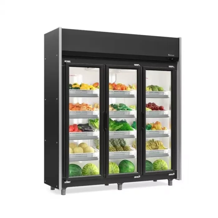 REFRIGERADOR VERTICAL AUTO SERVIÇO GEAS-3P/GELOPAR