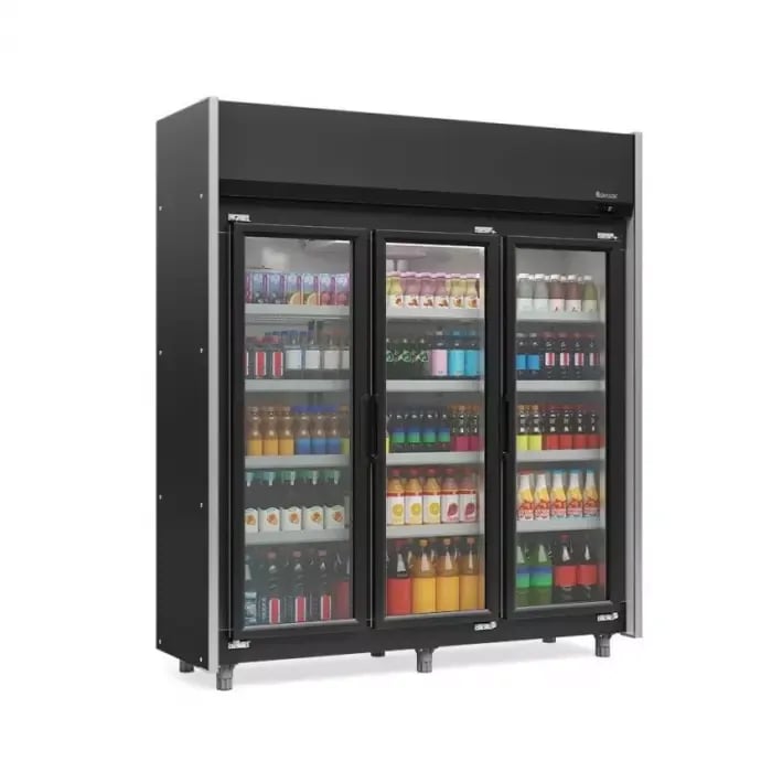 REFRIGERADOR VERTICAL AUTO SERVIÇO GEAS-3P/GELOPAR