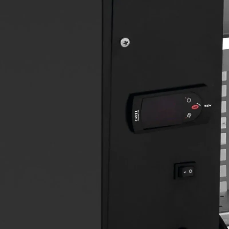 VITRINE ESTUFA COM BANDEJAS MEQA-075-R/GELOPAR