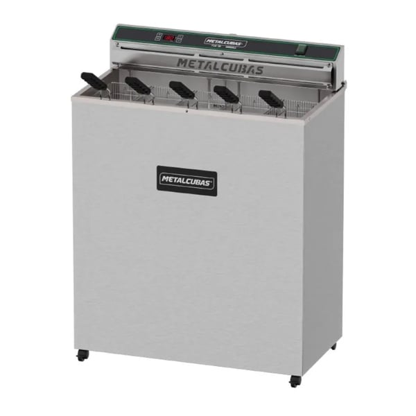 FRITADOR METALCUBAS ELÉTRICO FOE-30 CP ZONA FRIA 30L 10.000W 220V