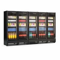 REFRIGERADOR CONVENIÊNCIA GELOPAR 2492 L CARBONO PORTA DE VIDRO GCVR - 2500 CB PR