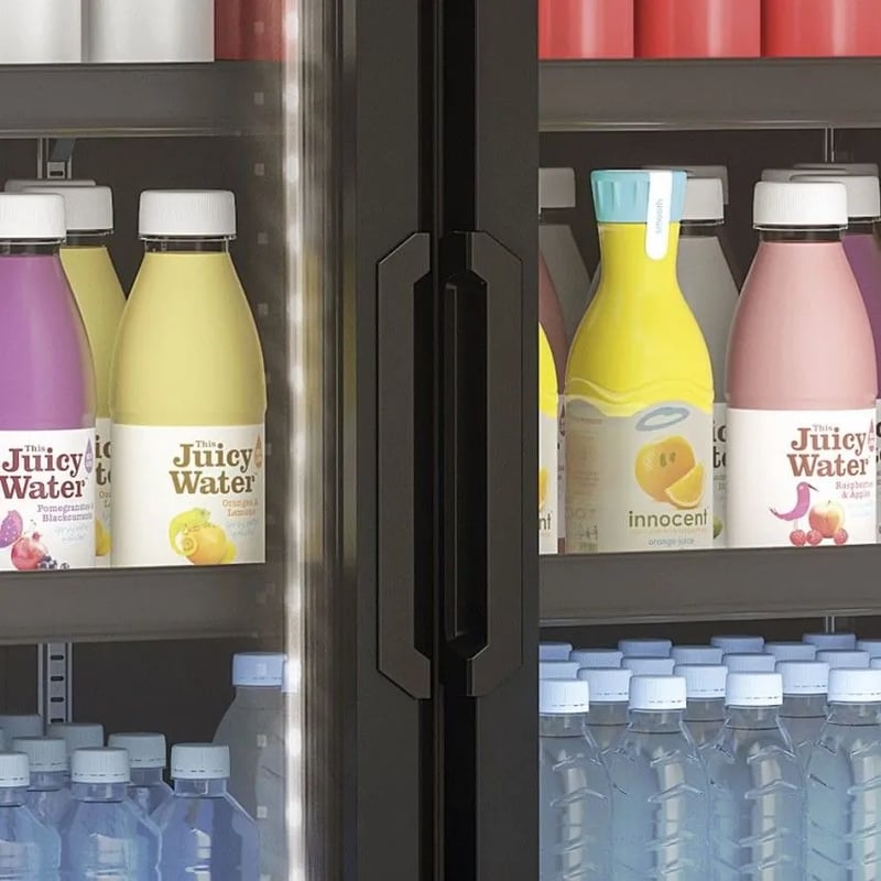 REFRIGERADOR CONVENIÊNCIA GELOPAR 2492 L CARBONO PORTA DE VIDRO GCVR - 2500 CB PR
