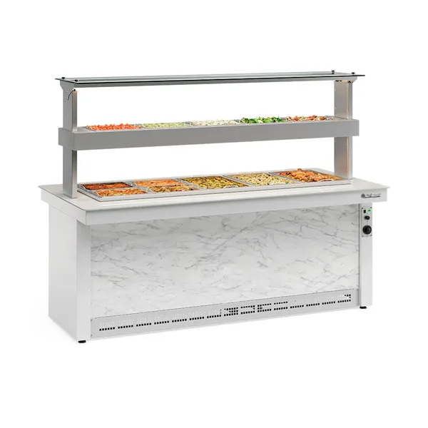 BUFFET QUENTE E FRIO PARA 15 CUBAS GELOPAR GBTR-200 BR