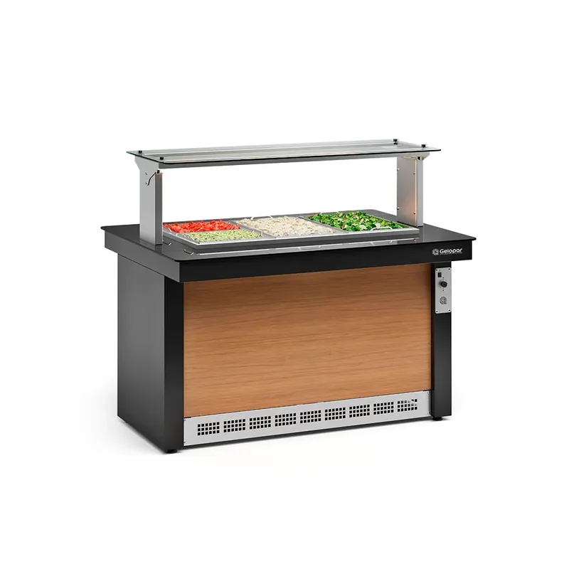 BUFFET REFRIGERADO PARA 06 CUBAS GELOPAR GBRF-140 PR