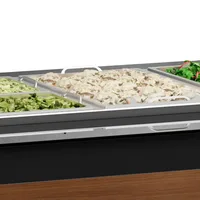 BUFFET REFRIGERADO PARA 06 CUBAS GELOPAR GBRF-140 PR