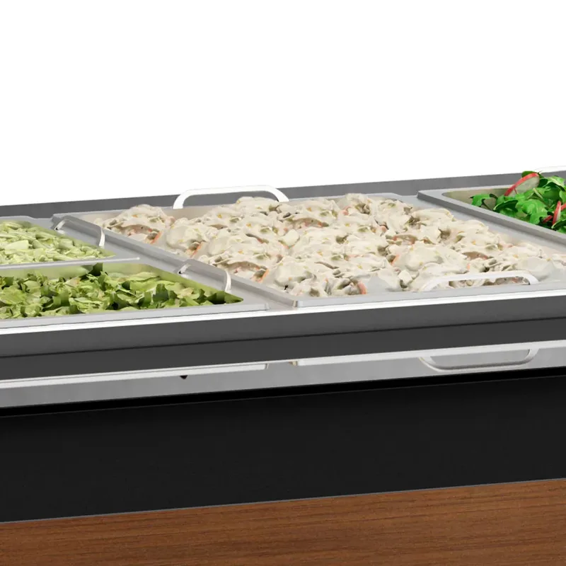 BUFFET REFRIGERADO PARA 06 CUBAS GELOPAR GBRF-140 PR
