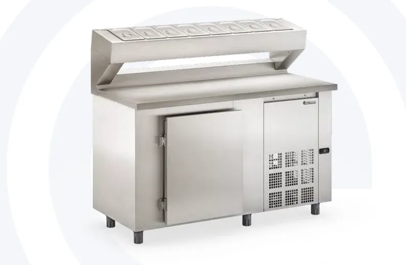 Balcão Refrigerado Condimentaria GBPZ-150-AI da Gelopar