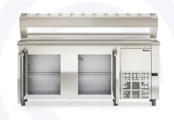 Balcão Refrigerado Condimentaria GBPZ-200-AI da Gelopar