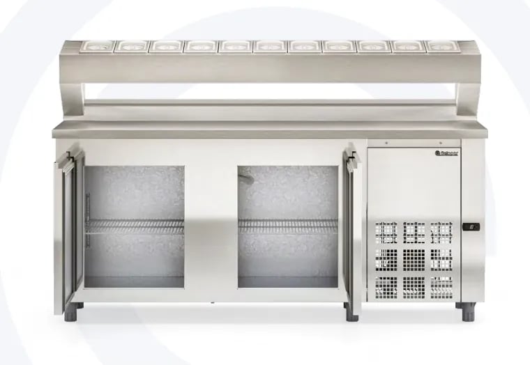 Balcão Refrigerado Condimentaria GBPZ-200-AI da Gelopar