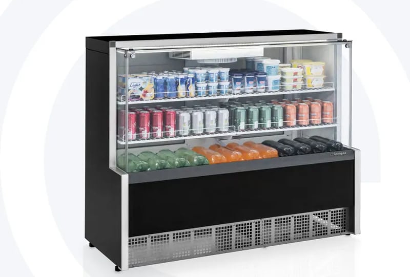 VITRINE REFRIGERADA AR FORÇADO GPFA-140-A