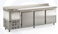 BALCÃO REFRIGERADO DE ENCOSTO COM CUBA GBFE 250-CE DA GELOPAR