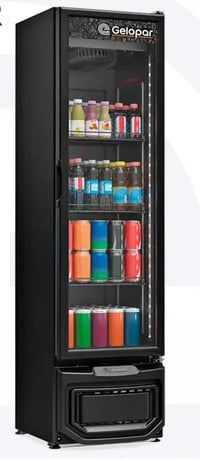 REFRIGERADOR VERTICAL-INVERTER BIVOLT GRV-23-BIN-LB-PR/GELOPAR