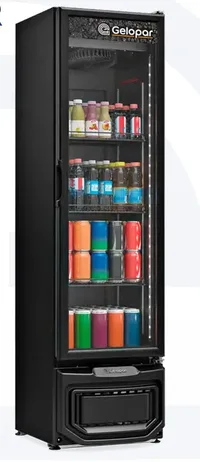 REFRIGERADOR VERTICAL-INVERTER BIVOLT GRV-23-BIN-LB-PR/GELOPAR