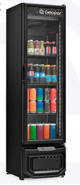 REFRIGERADOR VERTICAL-INVERTER BIVOLT GRV-23-BIN-LB-PR/GELOPAR