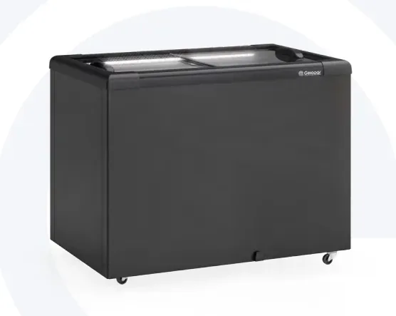 CONSERVADOR PLANO VIDRO RETO DESLIZANTE GHD-300-L-PR/GELOPAR