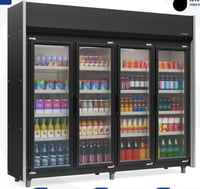 REFRIGERADOR VERTICAL AUTO SERVIÇO GEAS-4P/GELOPAR