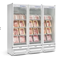 REFRIGERADOR CONVENIENCIA CERVEJA E CARNE GELOPAR GCBC-1450 CB PR 1468L CARBONO