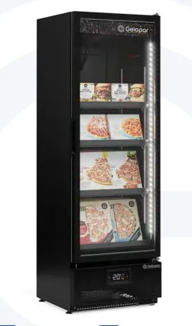 REFRIGERADOR VERTICAL CONVENIÊNCIA CARBONO GRV-45-CB/GELOPAR