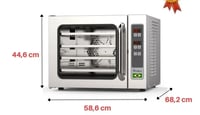 FORNO DE CONVECÇAO PRATICA MINICONV (C/ VAPOR) ELETRICO