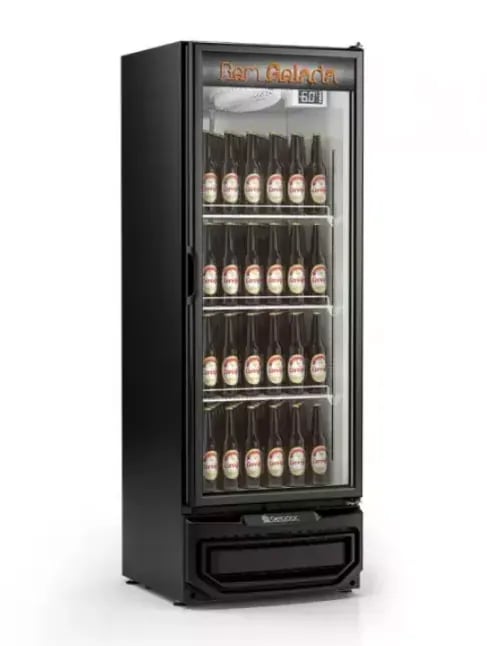 Cervejeira Porta de Vidro 410 Litros  Gelopar GCB-40V PR