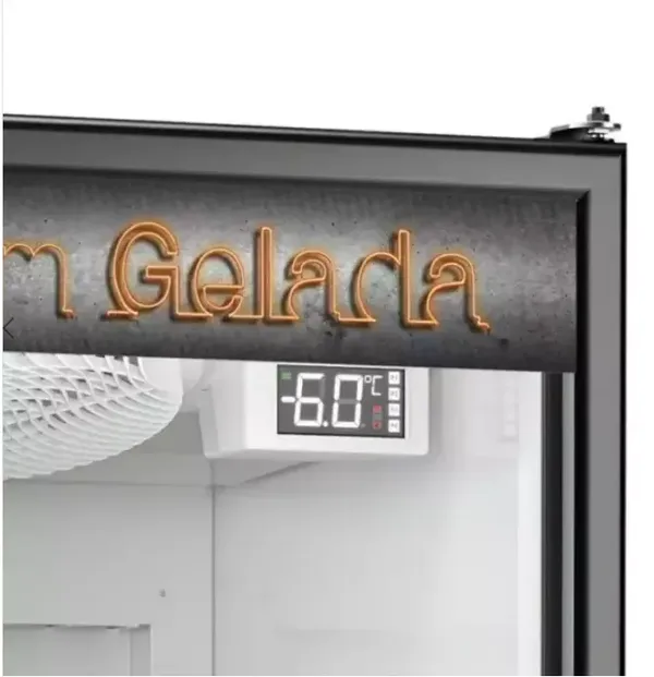 Cervejeira Porta de Vidro 410 Litros  Gelopar GCB-40V PR