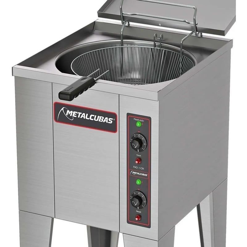 FRITADOR AGUA E OLEO METALCUBAS FAO-1CR ELETRICO