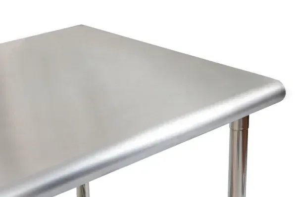 Mesa Inox 430 Lisa com Grade Inferior 190 x 70 x 90 Imeca